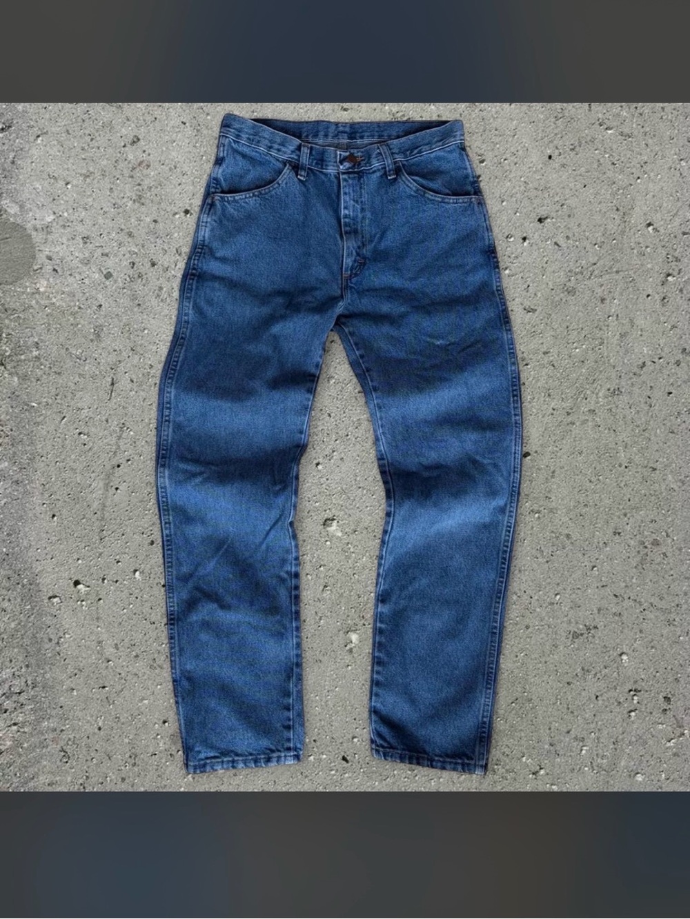 Wrangler Relaxed Fit Blue Denim Jeans